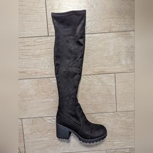 Create Quite A Stir Over-The-Knee Boot